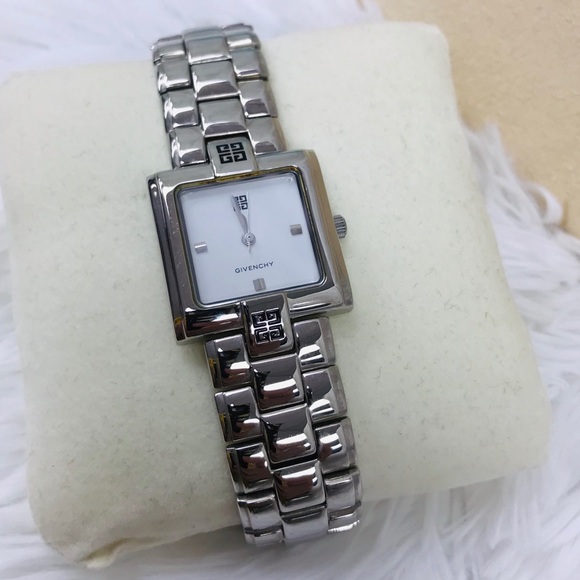 GIVENCHY SS UNISEX WATCH SQUARE FACE VGC - Picture 3 of 8